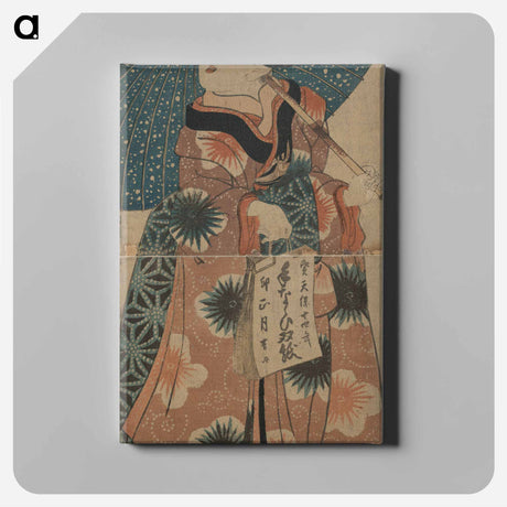 アートパネル-Girl with a Hand Drum
 - 歌川 国貞 Canvas.