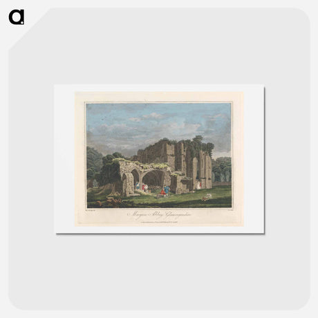 アートポストカード-Margain Abbey, Glamorganshire
 - イェール大学アートギャラリー Postcard.