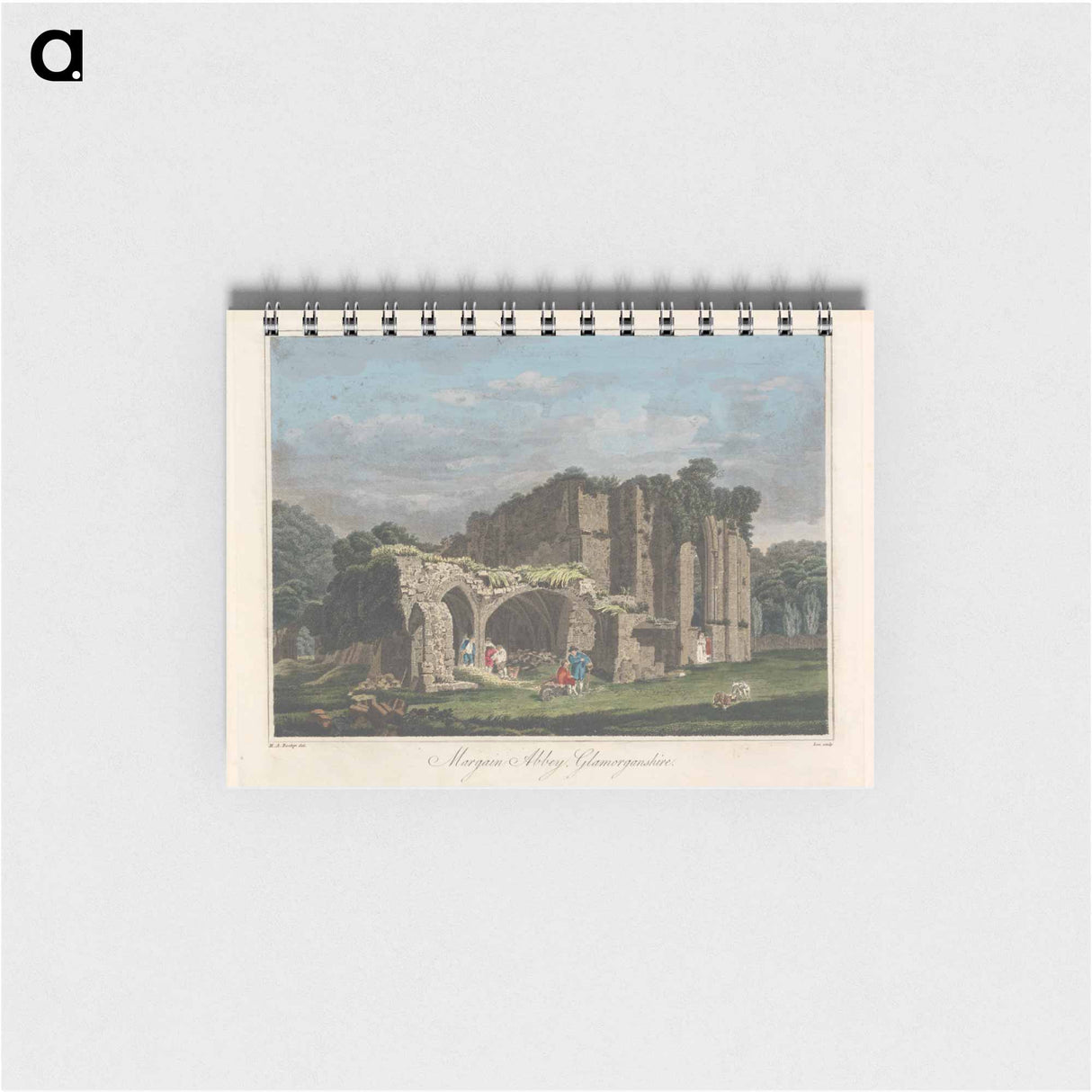 アートメモ帳-Margain Abbey, Glamorganshire
 - イェール大学アートギャラリー Memo.
