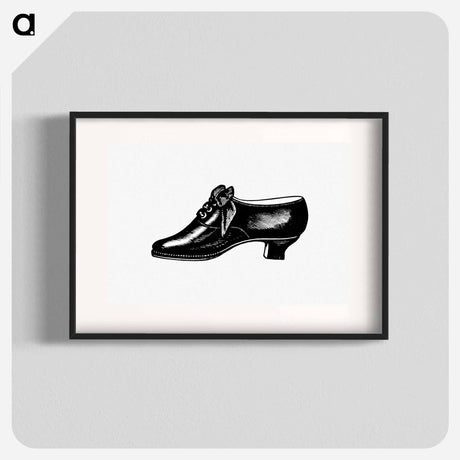 アートポスター-Victorian Leather Shoe Engraving
 - 大英図書館 Poster.