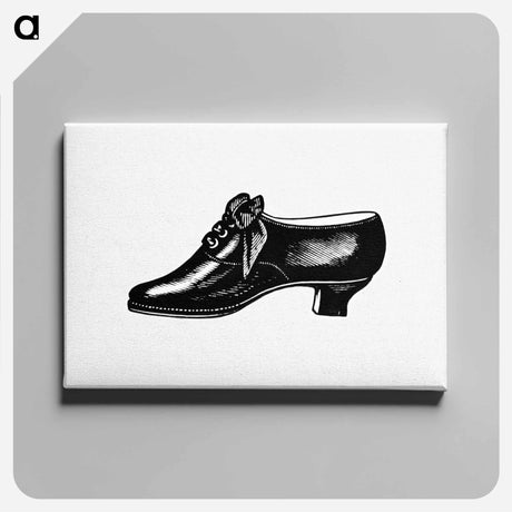 アートパネル-Victorian Leather Shoe Engraving
 - 大英図書館 Canvas.