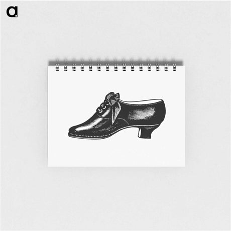アートメモ帳-Victorian Leather Shoe Engraving
 - 大英図書館 Memo.