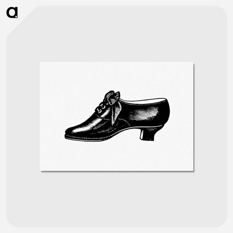 アートポストカード-Victorian Leather Shoe Engraving
 - 大英図書館 Postcard.