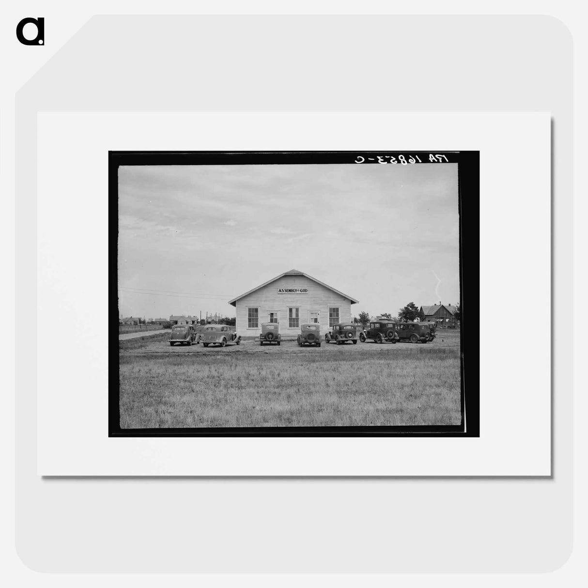 Sunday morning, Guanah, Texas - Dorothea Lange Poster.