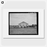 Sunday morning, Guanah, Texas - Dorothea Lange Poster.