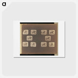 アートポストカード-Running. Cantering
 - エドワード マイブリッジ Postcard.