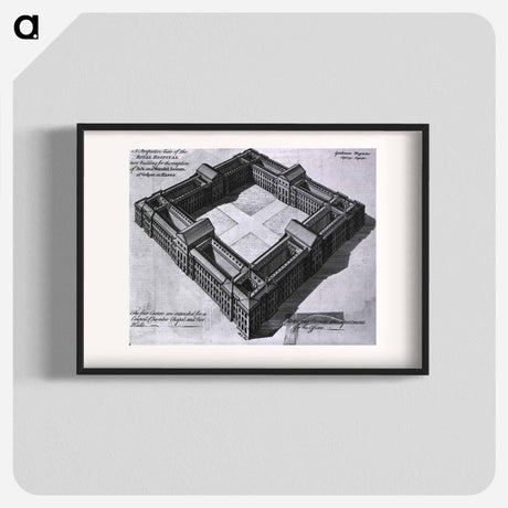 アートポスター-Royal Hospital, Gosport: Perspective View
 - 国立医学図書館 Poster.