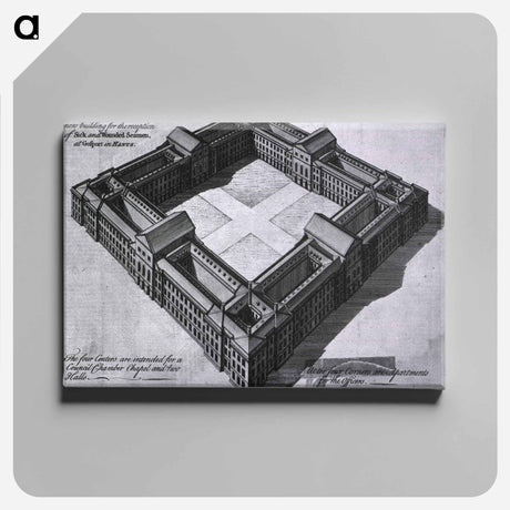 アートパネル-Royal Hospital, Gosport: Perspective View
 - 国立医学図書館 Canvas.