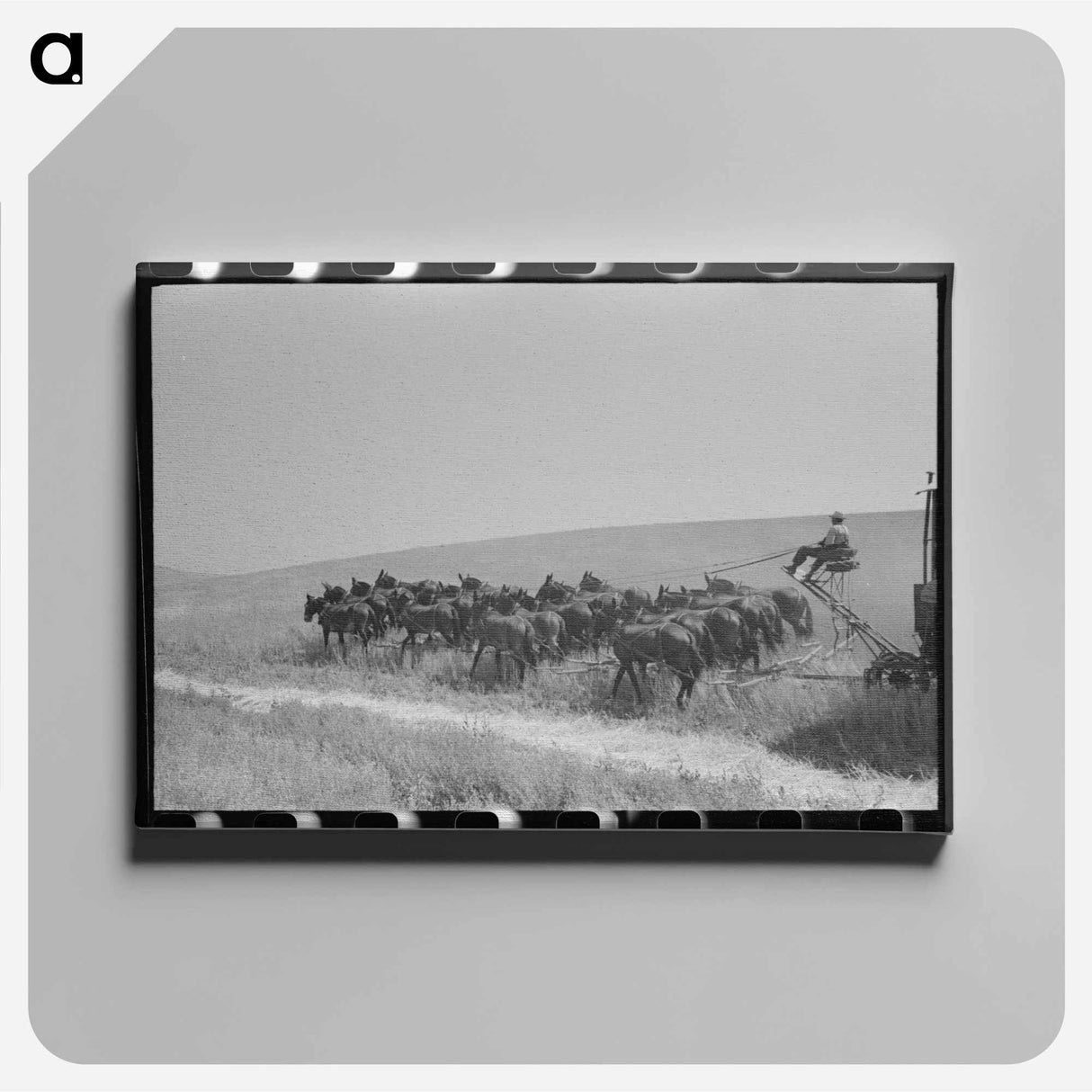 アートパネル-Oklahoma Oil Field
 - ラッセル リー Canvas.