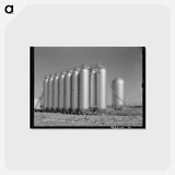 アートポストカード-Oklahoma Oil Field
 - ラッセル リー Postcard.