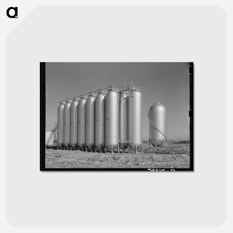 アートポストカード-Oklahoma Oil Field
 - ラッセル リー Postcard.
