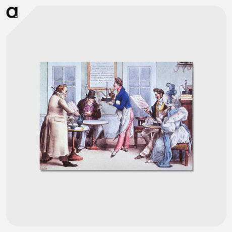 アートポストカード-Les Régals à La Mode
 - 国立医学図書館 Postcard.