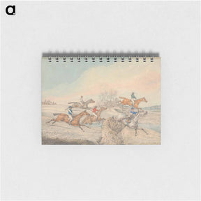 アートメモ帳-Steeplechasing: The Field taking a Stone Wall and Gate
 - イェール大学アートギャラリー Memo.