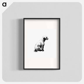 アートポスター-Dog Engraving from Philozoia, or, Moral Reflections on the Animal Kingdom
 - 大英図書館 Poster.