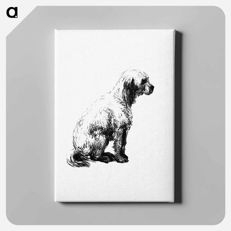 アートパネル-Dog Engraving from Philozoia, or, Moral Reflections on the Animal Kingdom
 - 大英図書館 Canvas.
