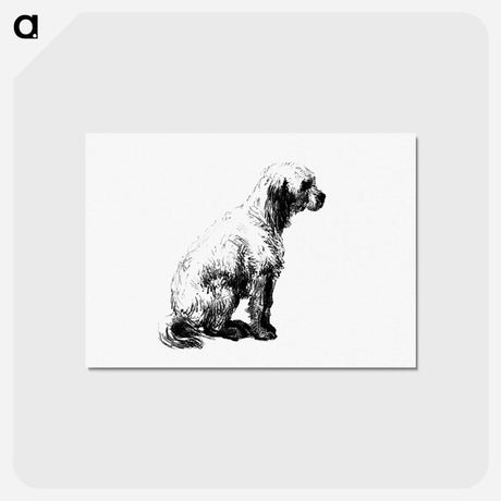 アートポストカード-Dog Engraving from Philozoia, or, Moral Reflections on the Animal Kingdom
 - 大英図書館 Postcard.