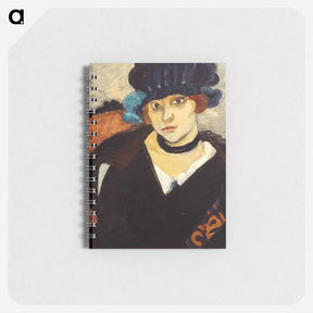 アートメモ帳-Marguerite with a Leather Hat - アンリ マティス Memo.