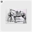 アートポストカード-Transportation of Patients by Cacolet
 - 国立医学図書館 Postcard.