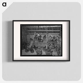 アートポスター-Hen House of FSA Client
 - ラッセル リー Poster.