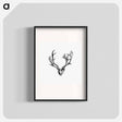 アートポスター-Deer Skull with Horns
 - 大英図書館 Poster.