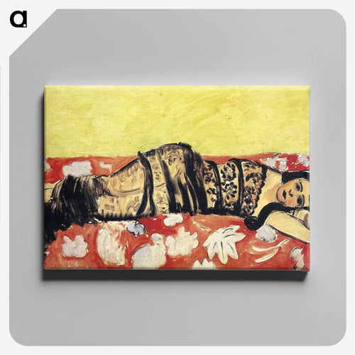 The Black Shawl - アンリ マティス Canvas.