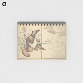 アートメモ帳-Picture Book with Mixed Verses on Jōruri (Puppet Theater) - 葛飾 北斎 Memo.