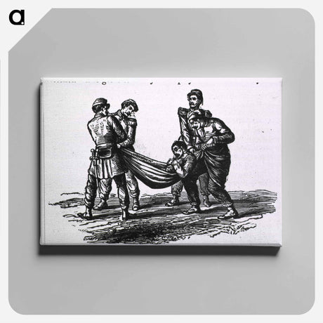 アートパネル-Transportation of the Sick and Wounded
 - 国立医学図書館 Canvas.