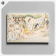 アートパネル-Southern Figures and Goat
 - バーンズ・コレクション Canvas.