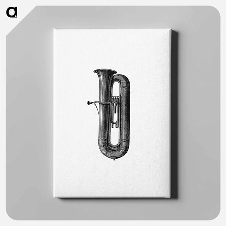 アートパネル-Trumpet Engraving
 - 大英図書館 Canvas.