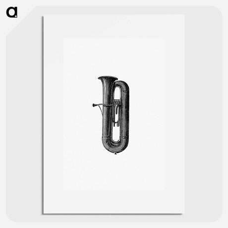 アートポスター-Trumpet Engraving
 - 大英図書館 Poster.