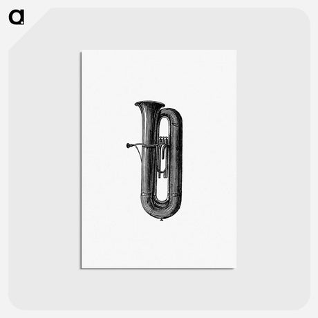 アートポストカード-Trumpet Engraving
 - 大英図書館 Postcard.