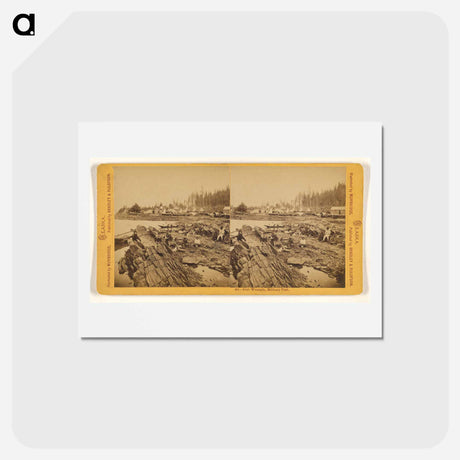 アートポストカード-Fort Wrangle, Military Post
 - エドワード マイブリッジ Postcard.