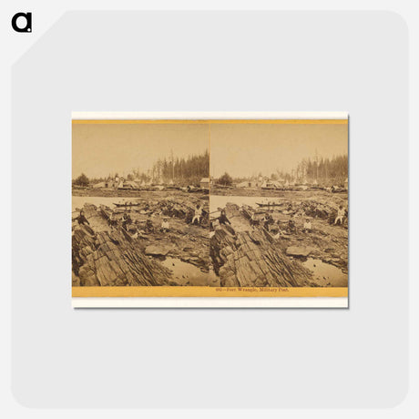 アートポストカード-Fort Wrangle, Military Post
 - エドワード マイブリッジ Postcard.