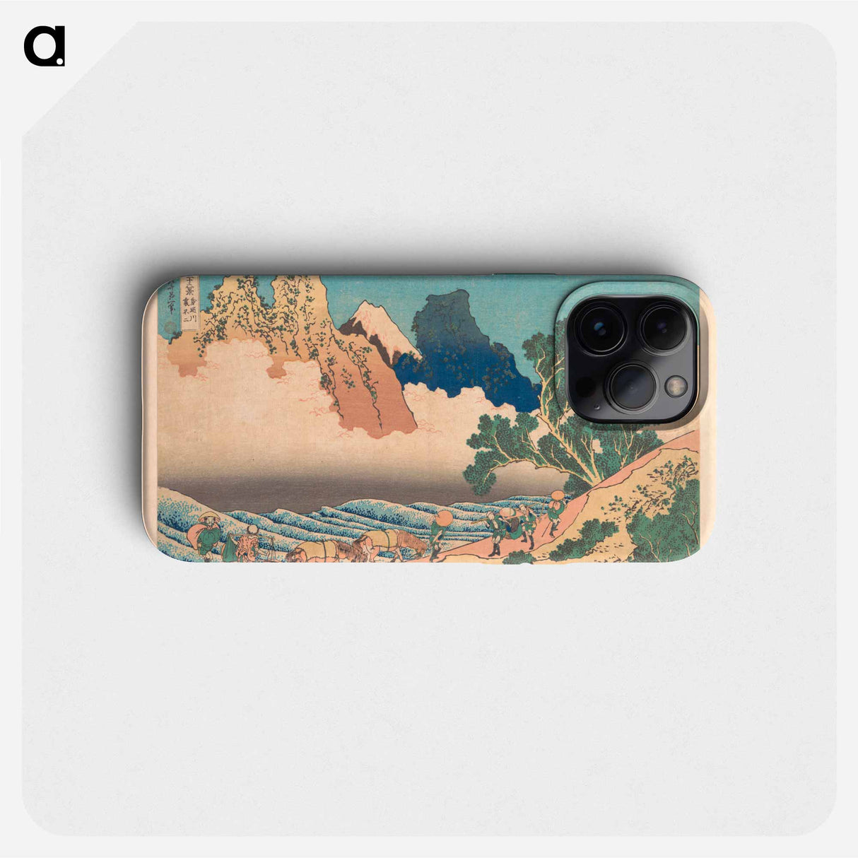 View from the Other Side of Fuji from the Minobu River - 葛飾 北斎 Phone Case.