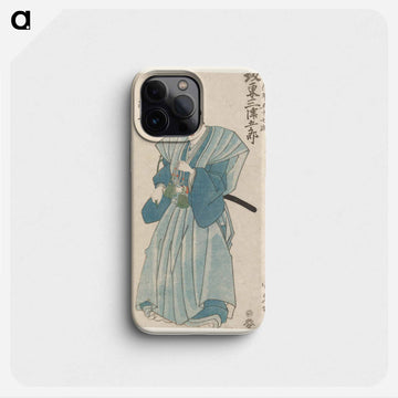 Man with Prayer Beads in Blue Kimono
 - 歌川 国貞 Phone Case.