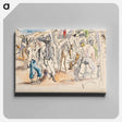 アートパネル-Figures and Horses
 - バーンズ・コレクション Canvas.