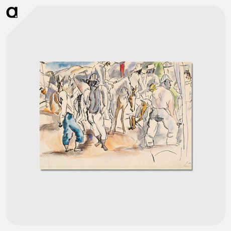 アートポストカード-Figures and Horses
 - バーンズ・コレクション Postcard.
