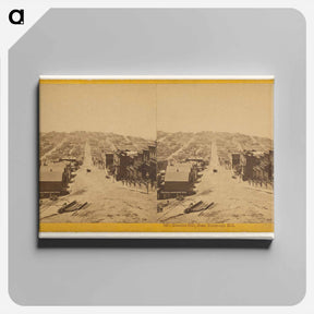 アートパネル-Russian Hill, from Telegraph Hill
 - エドワード マイブリッジ Canvas.