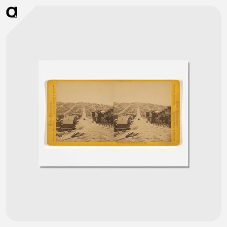 アートポストカード-Russian Hill, from Telegraph Hill
 - エドワード マイブリッジ Postcard.