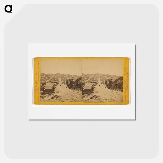 アートポストカード-Russian Hill, from Telegraph Hill
 - エドワード マイブリッジ Postcard.