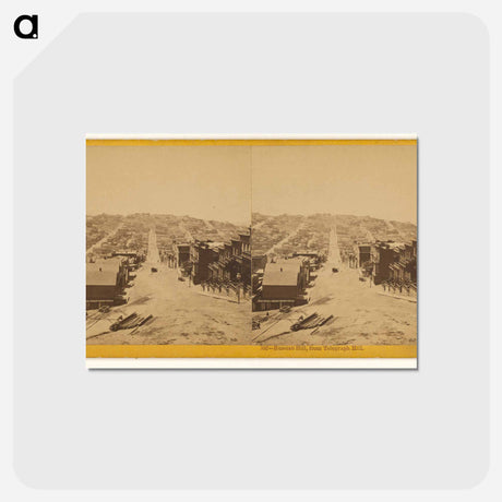 アートポストカード-Russian Hill, from Telegraph Hill
 - エドワード マイブリッジ Postcard.