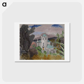 アートポストカード-Blue Villa - アンリ マティス Postcard.
