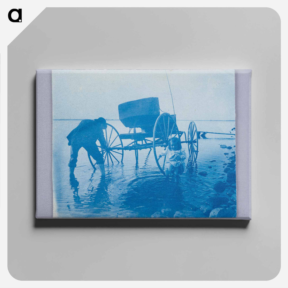 アートパネル-Man, Girl, and Buggy
 - セントルイス美術館 Canvas.