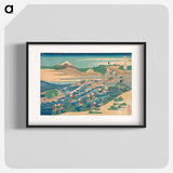 アートポスター-Hokusai's Fuji Seen from Kanaya on the Tōkaidō - 葛飾 北斎 Poster.