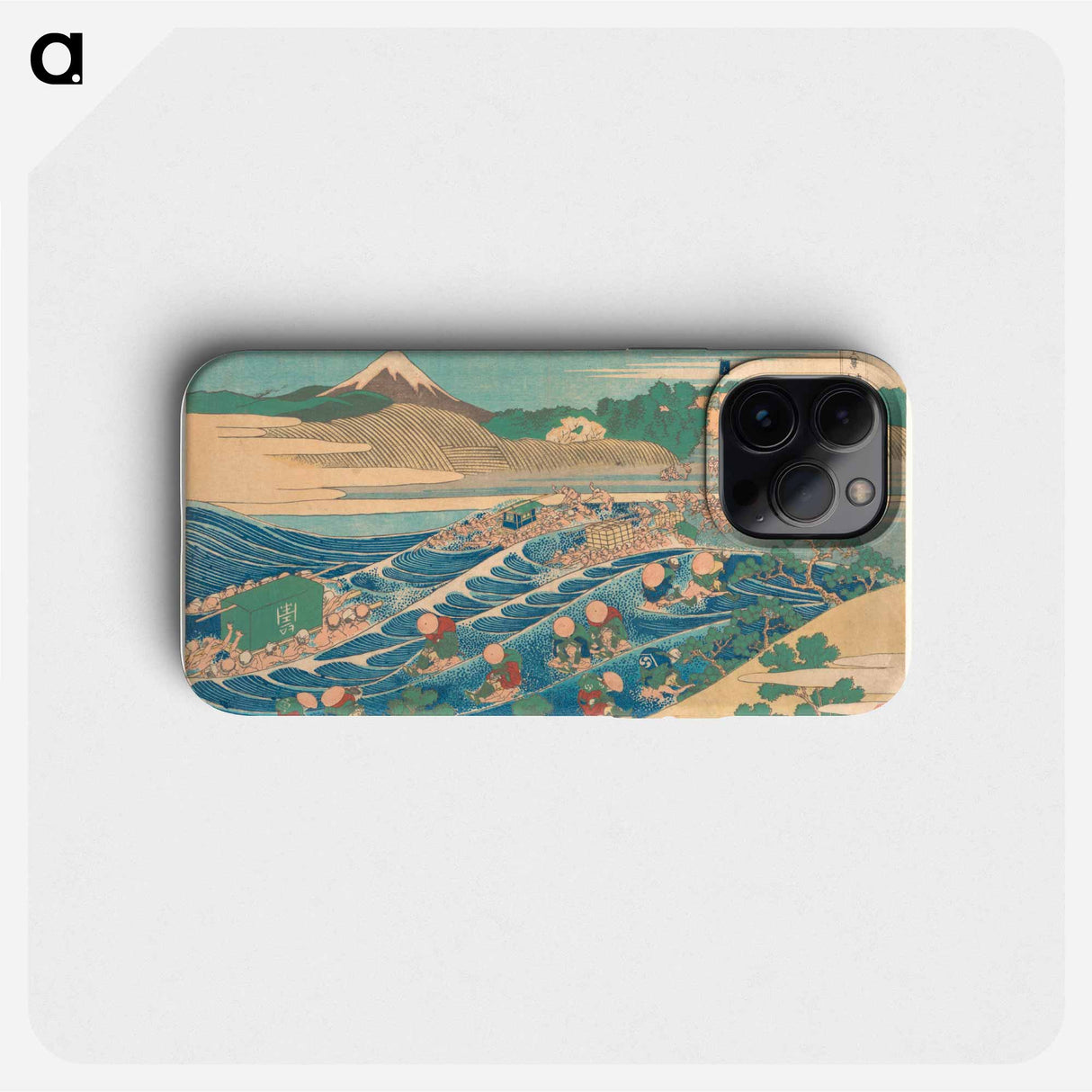 Hokusai's Fuji Seen from Kanaya on the Tōkaidō - Katsushika Hokusai Phone Case.