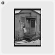アートポストカード-Little Mexican Girl at the Window
 - ラッセル リー Postcard.