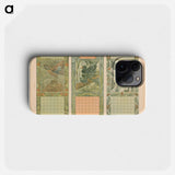 Kalenders voor augustus, juni en december 1904 - テオ ヴァン ホイテマ Phone Case.