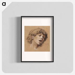 アートポスター-Head of a Boy Singing
 - クリーブランド美術館 Poster.