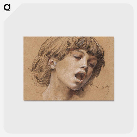 アートポストカード-Head of a Boy Singing
 - クリーブランド美術館 Postcard.