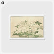 アートポストカード-Hokusai's Chrysanthemums in a Basket - 葛飾 北斎 Postcard.